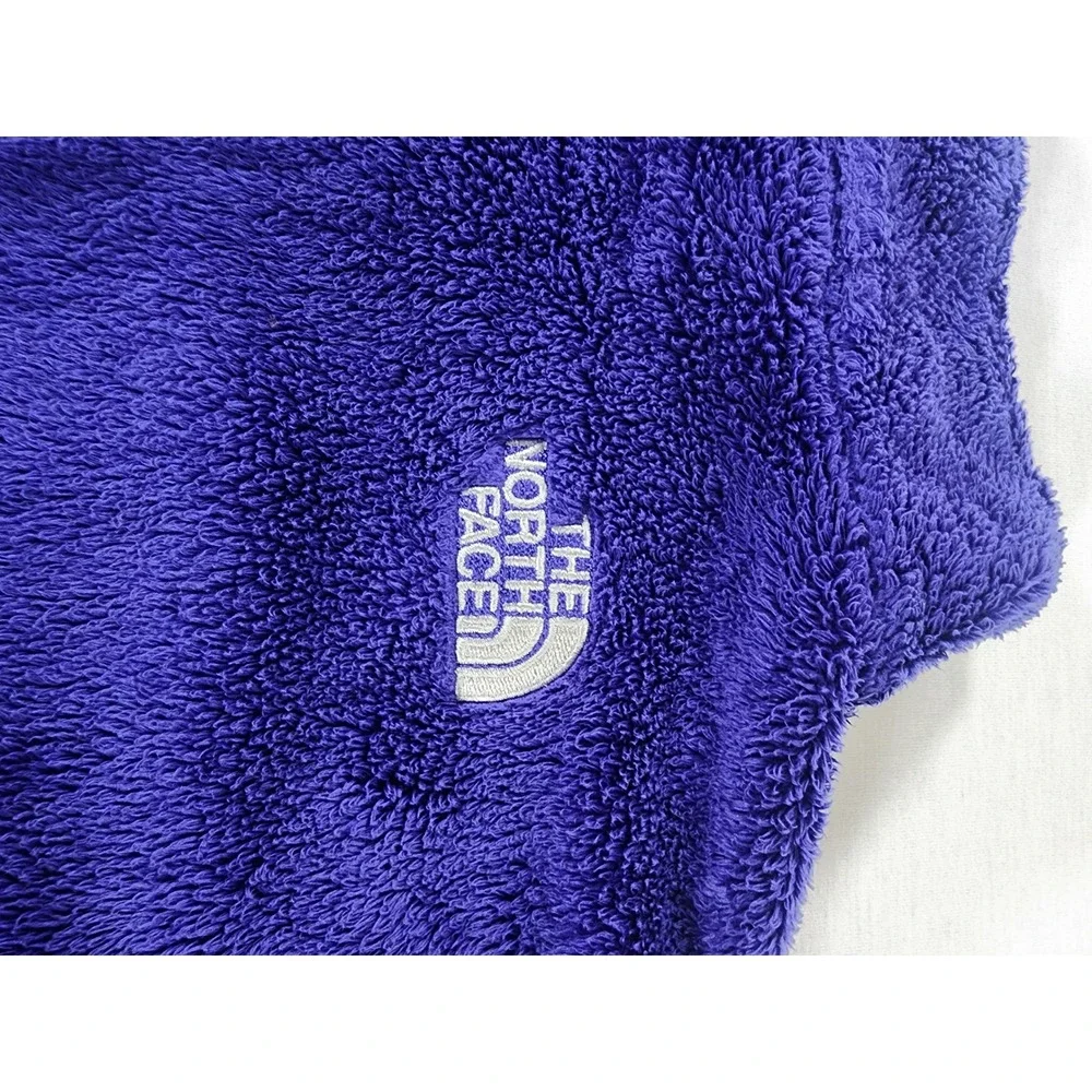 The North Face Osito Y2K Fleece Jacket Womens Small Purple Full Zip Soft Fuzzy